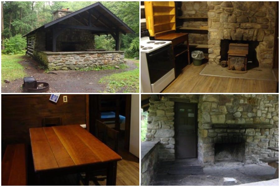 an example of a rustic cabin at a pennsylvania state park