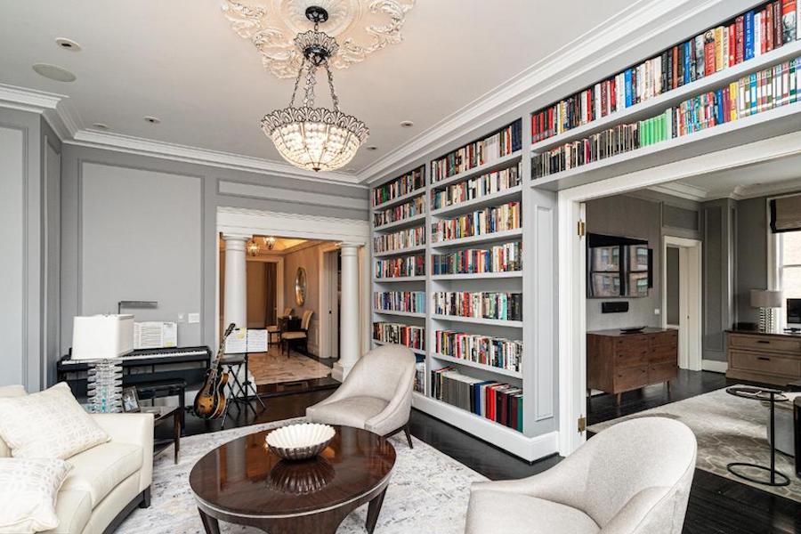 Rittenhouse Square renovated condo for sale living room