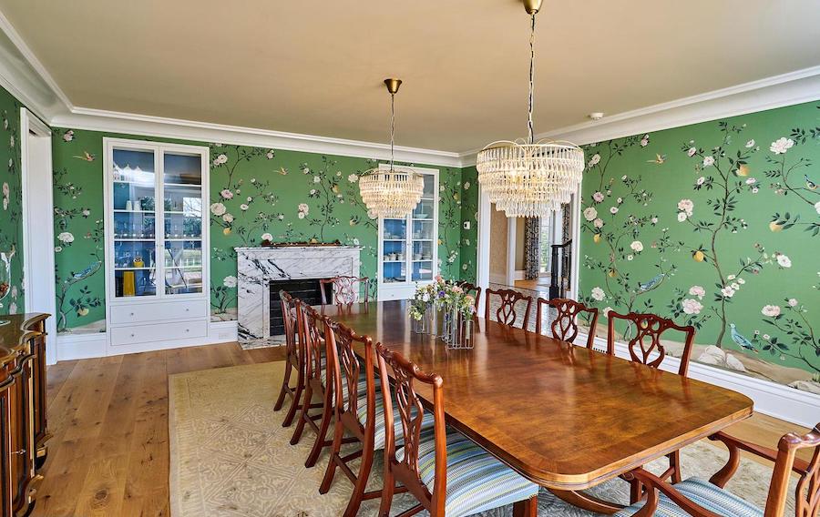 house for sale Chestnut Hill renovated colonial dining room