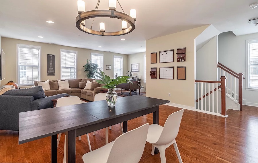 house for sale graduate hospital duplex townhouse main living area
