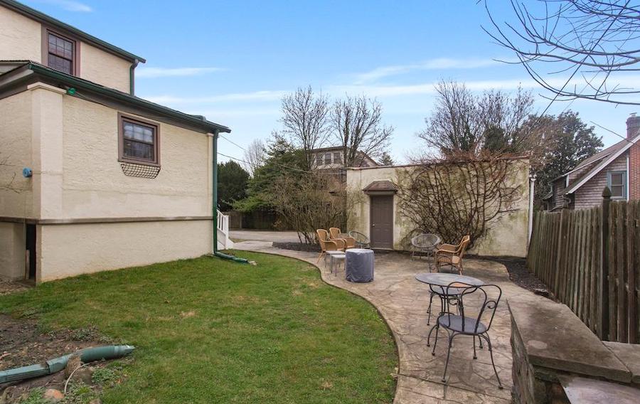 Backyard and patio
