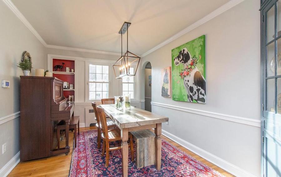 house for sale Narberth expanded cape dining room