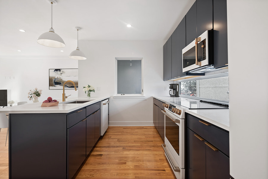 house for sale Fishtown new construction kitchen
