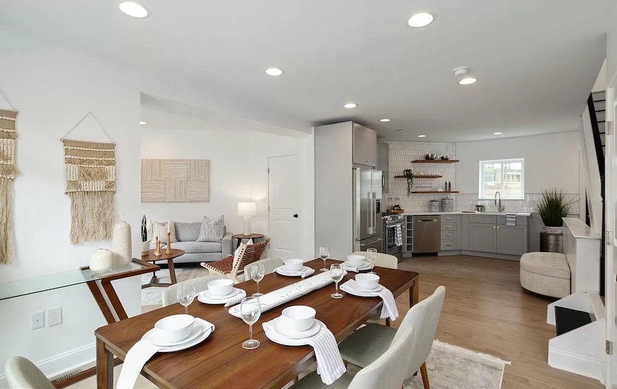 house for sale graduate hospital expanded rowhouse main floor