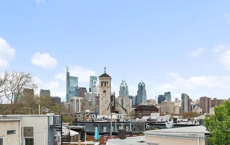 view from roof deck