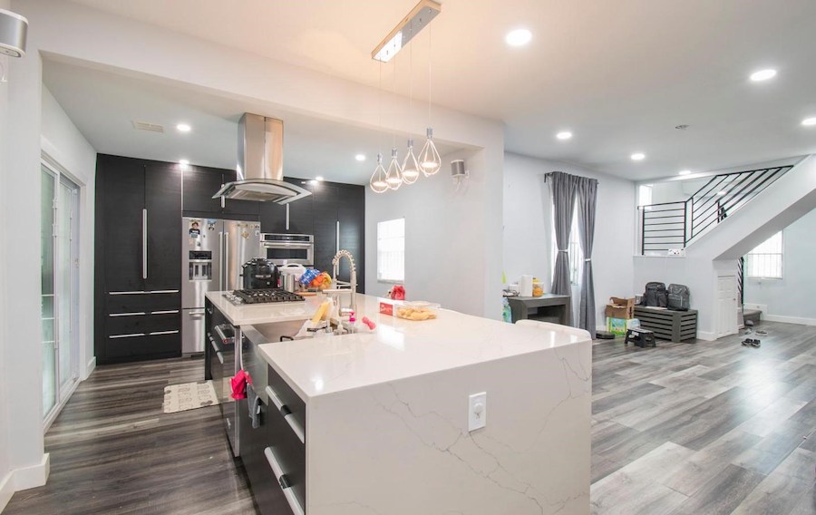 house for sale rebuilt wissinoming traditional kitchen and dining area