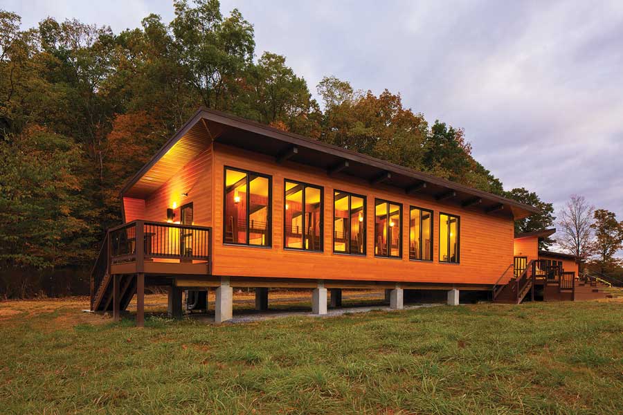 This Woodsy Cabin Retreat Feels Like An Adult Summer Camp