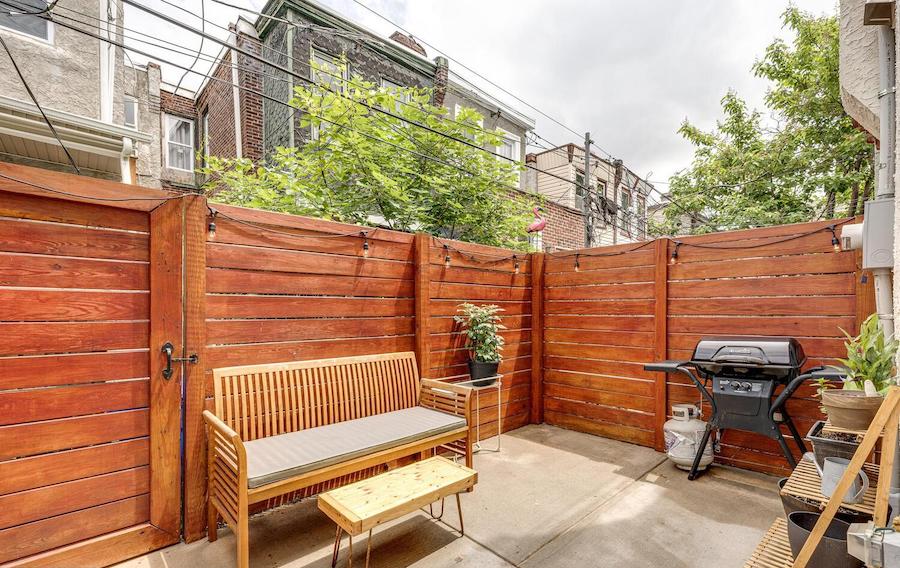 rear patio