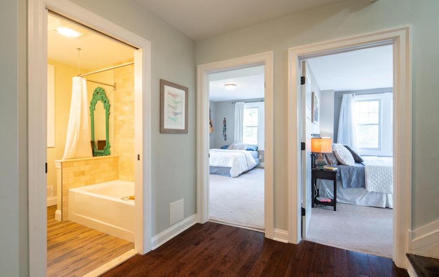 second-floor hallway