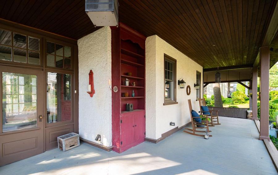 house for sale renovated Lansdowne foursquare front porch