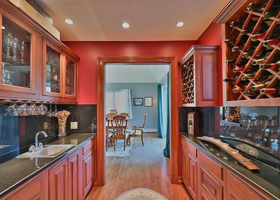 wine room and bar