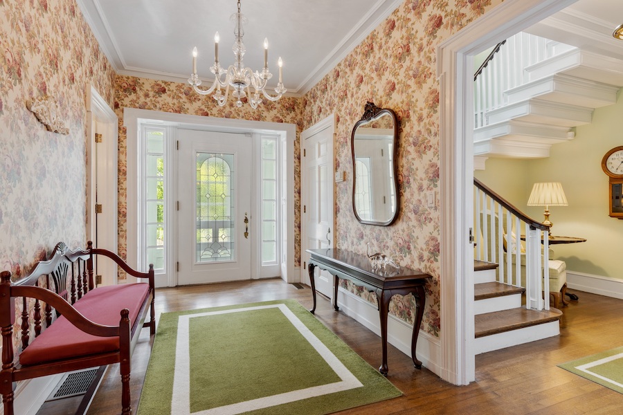 Foyer and main stairs