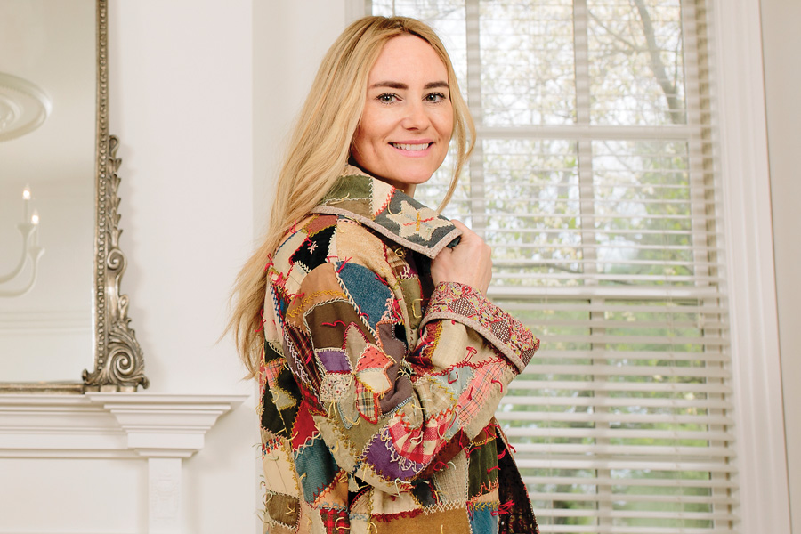 Vintage lady lancaster quilt jacket Outlet