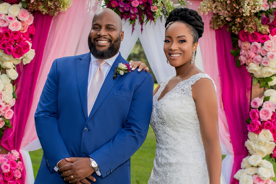 New Jersey backyard wedding