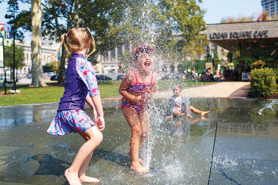 philadelphia spraygrounds water fun
