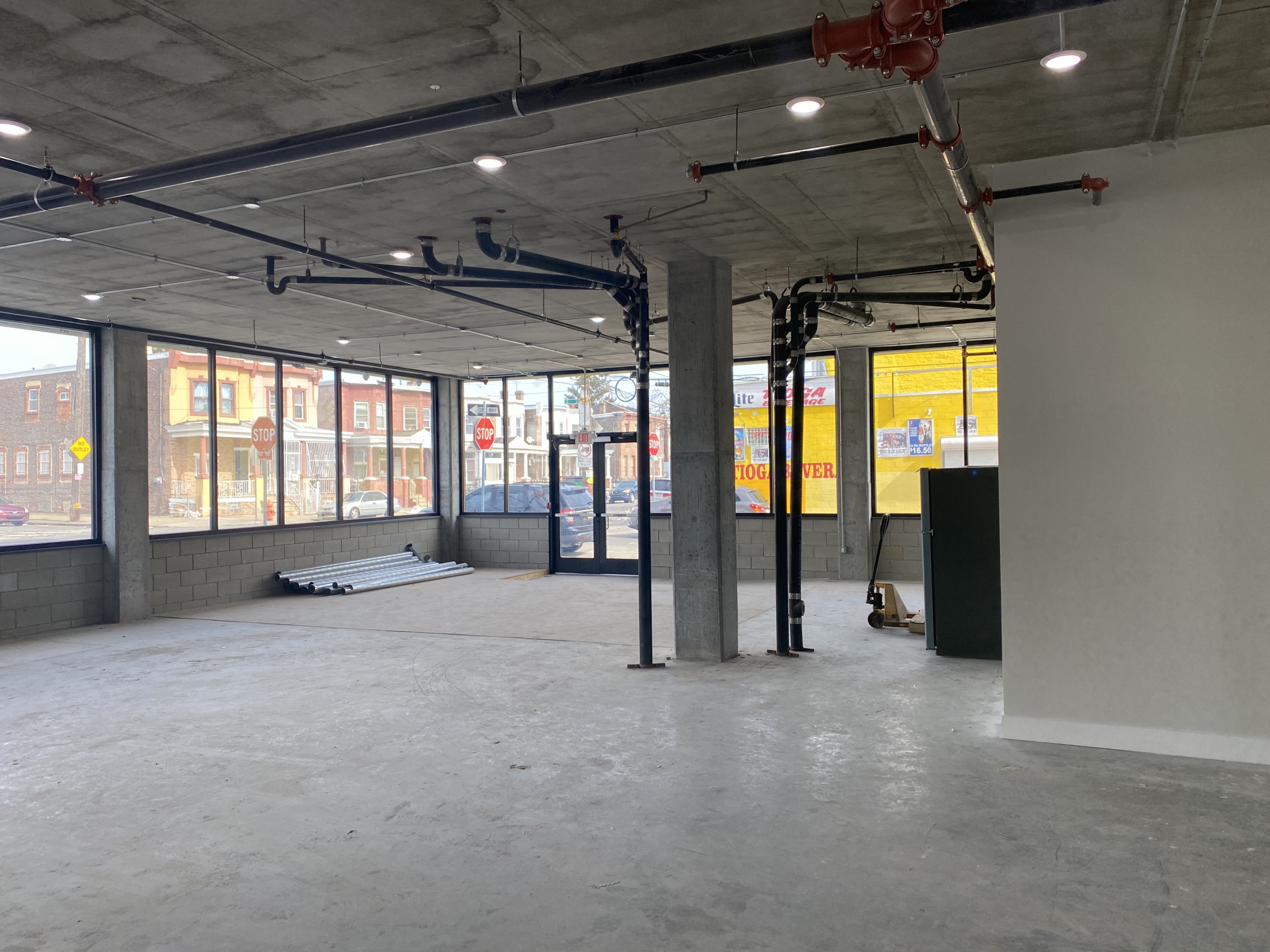 street-floor commercial space