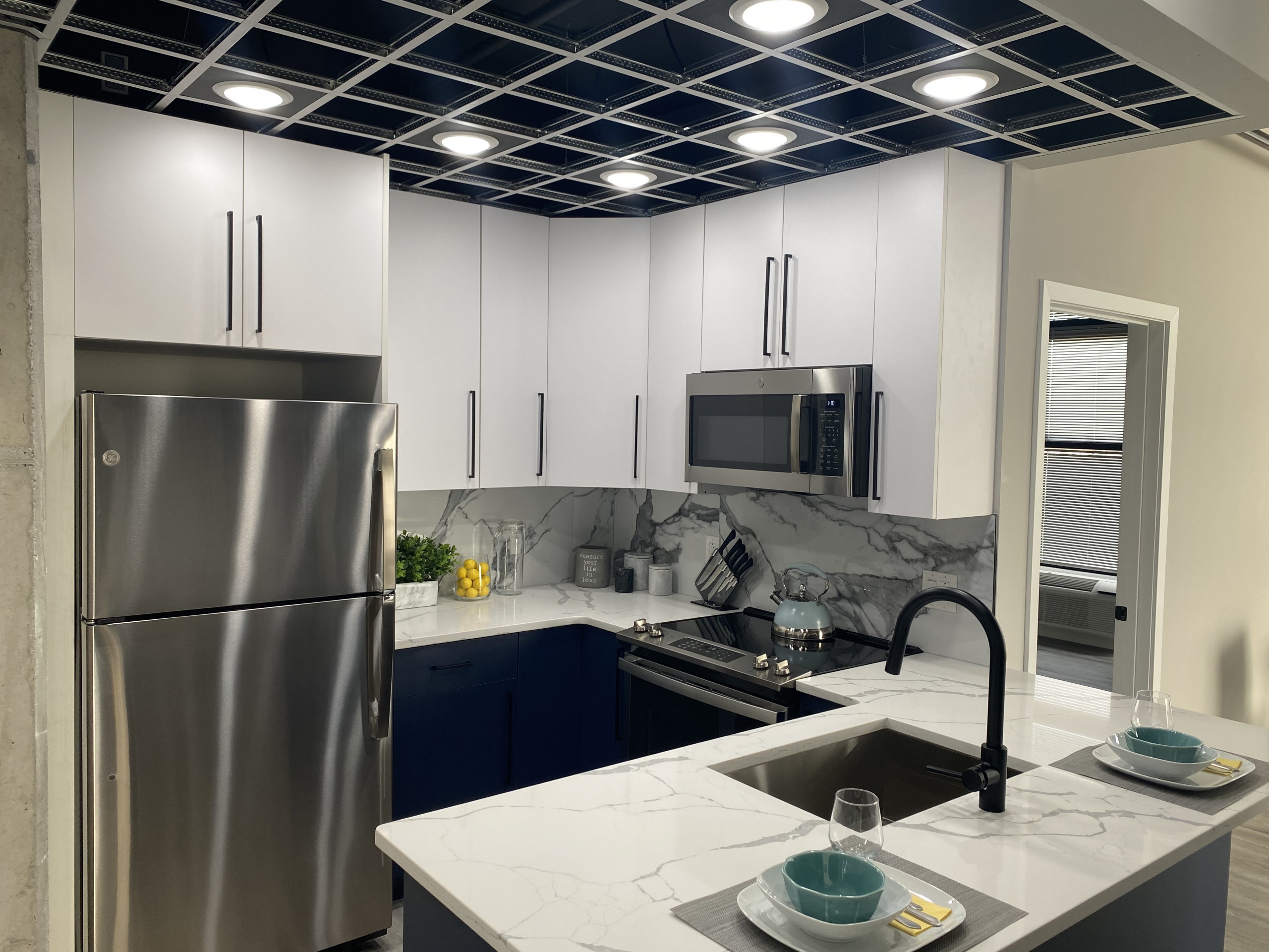 j street lofts phase 2 profile model apartment kitchen