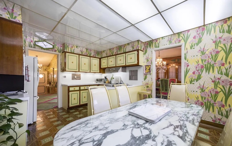 kitchen and dining area