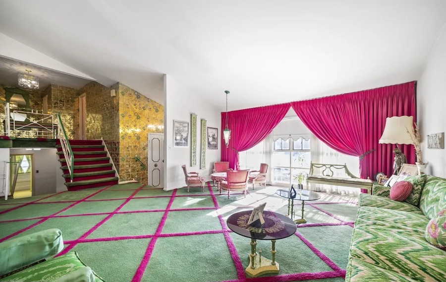house for sale rydal mid-century split-level living room