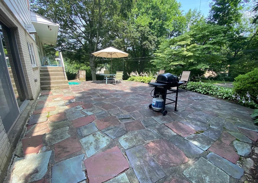 rear patio