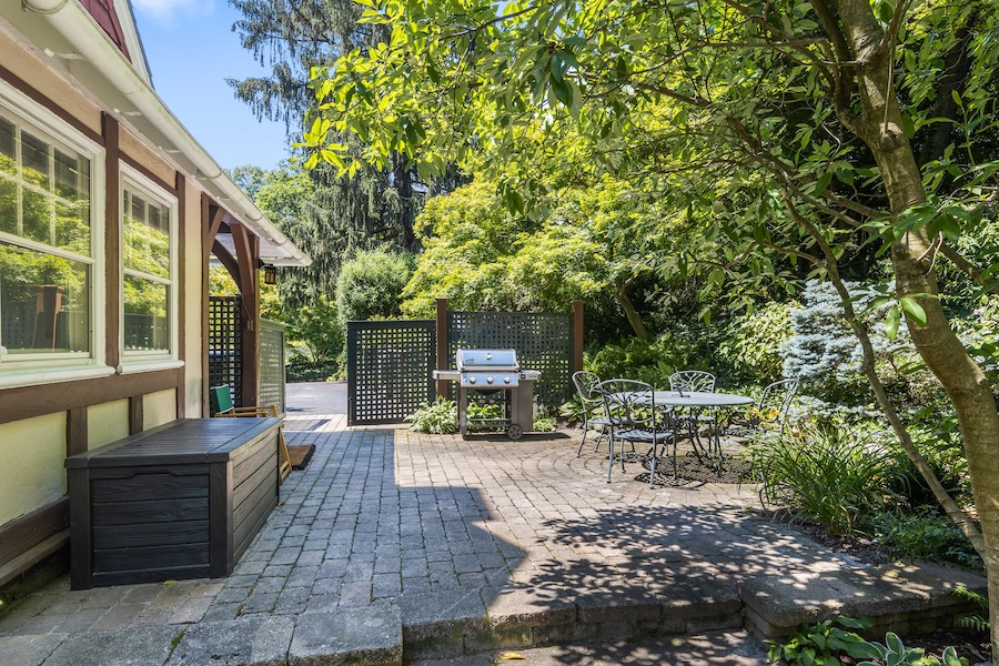 rear patio