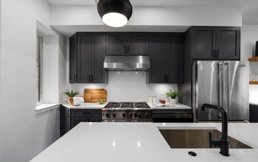 house for sale graduate hospital rebuilt rowhouse kitchen