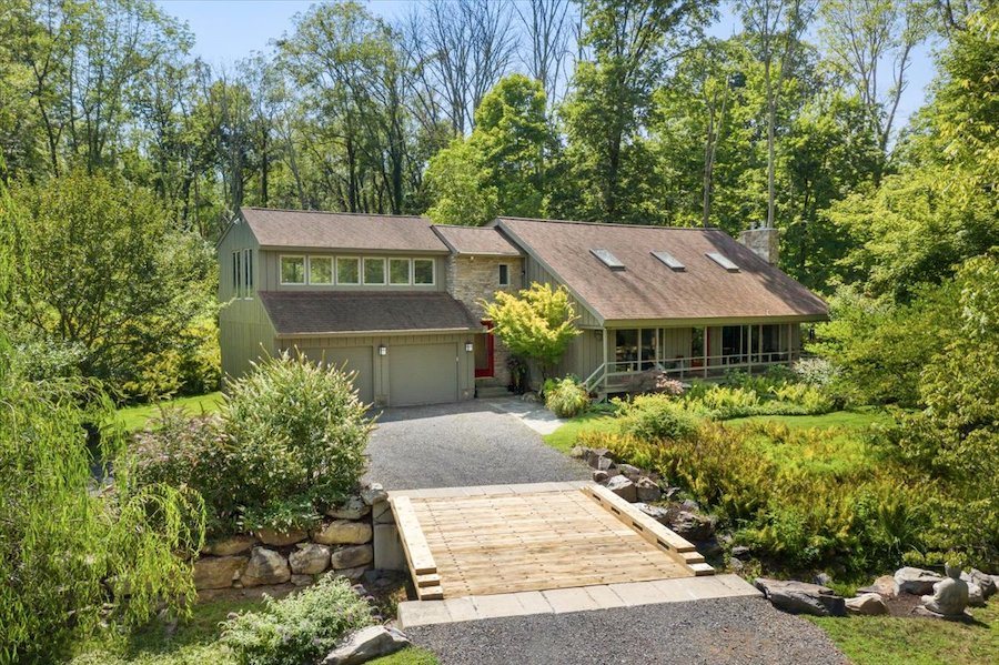 house for sale new hope midcentury modern