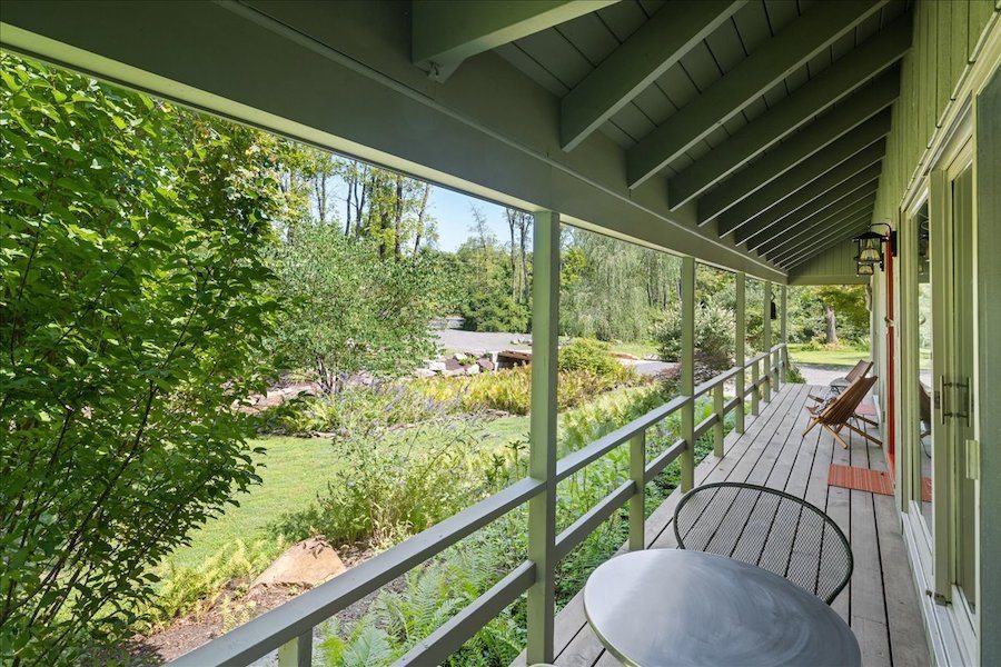 house for sale new hope midcentury modern front porch