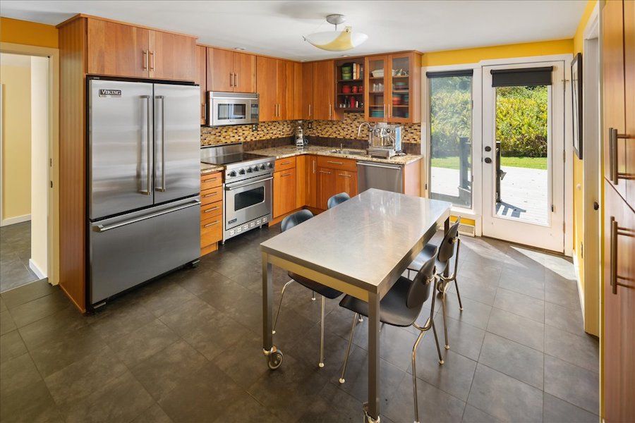 house for sale new hope midcentury modern kitchen
