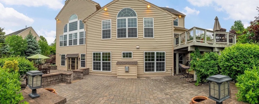 rear patio