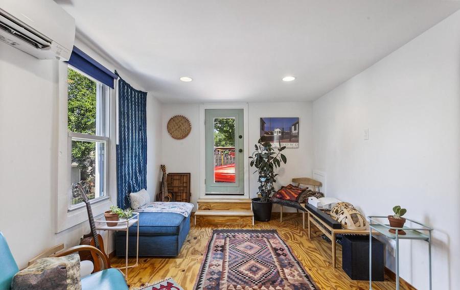 second-floor living room