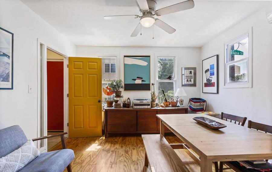 renovated mt. airy house for sale living room