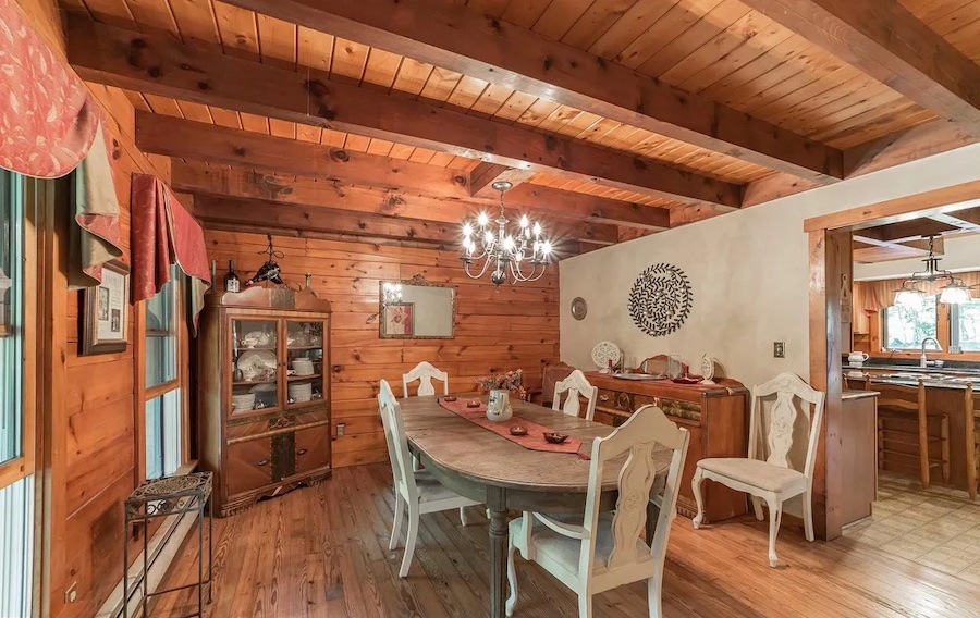 house for sale Stowe custom farmhouse dining room