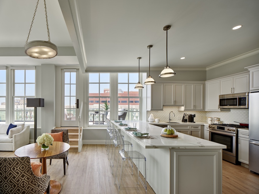 the Curtis penthouse profile kitchen