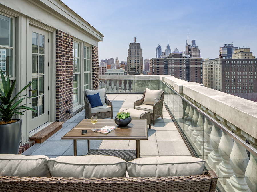 the Curtis penthouse profile penthouse apartment terrace
