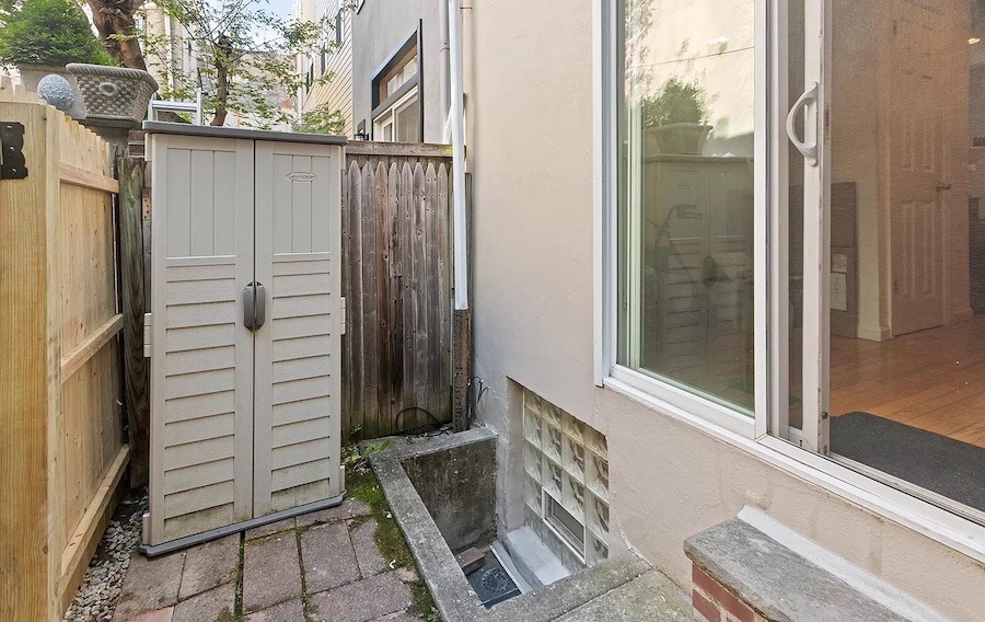 rear patio