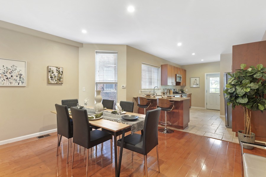 house for sale cedar park rebuilt rowhouse dining room