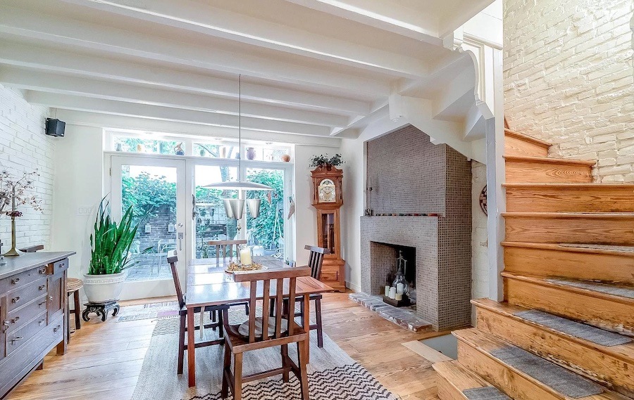house for sale fitler square double trinity dining room