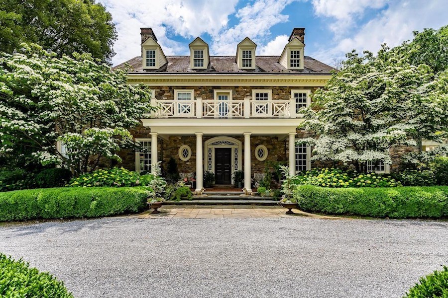 house for sale kennett square equestrian farm exterior front