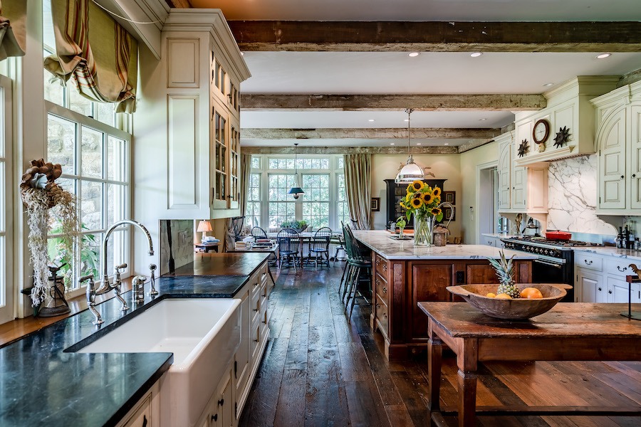 house for sale kennett square horse farm kitchen