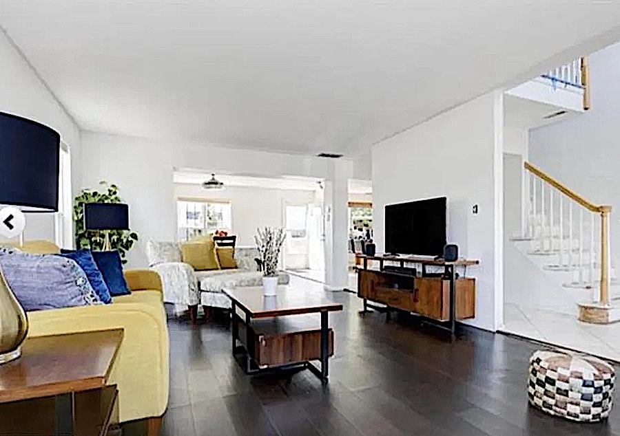 house for sale ventnor neotraditional townhouse living room