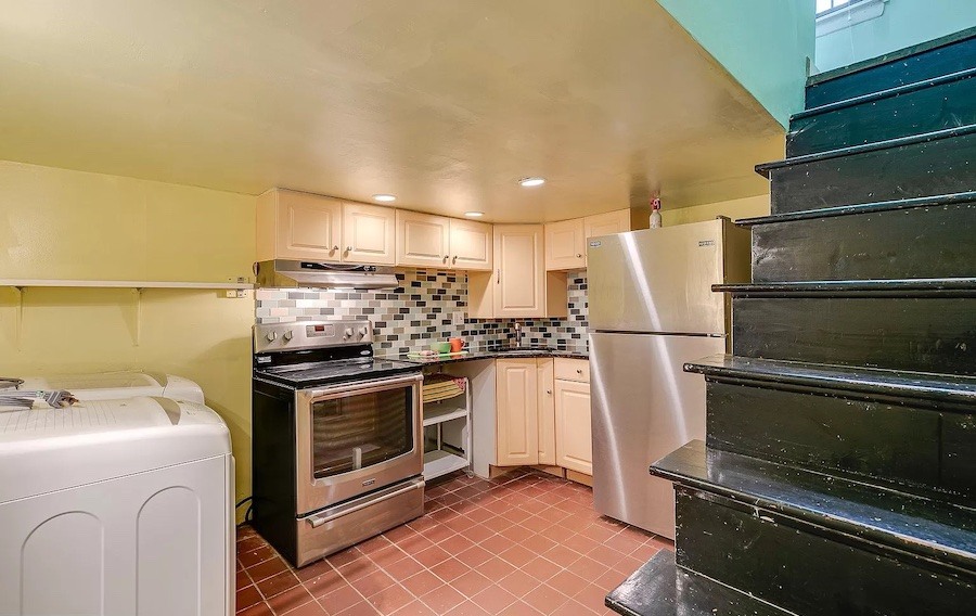 kitchen and laundry