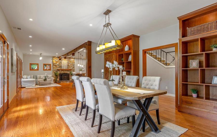 house for sale wilmington carriage house dining room