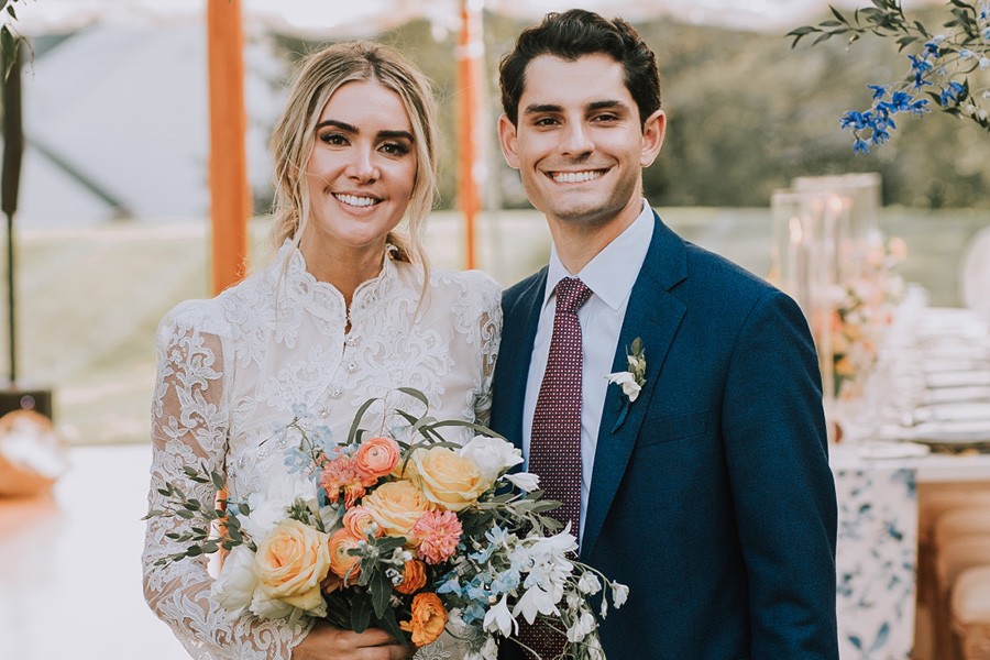 Orefield backyard wedding