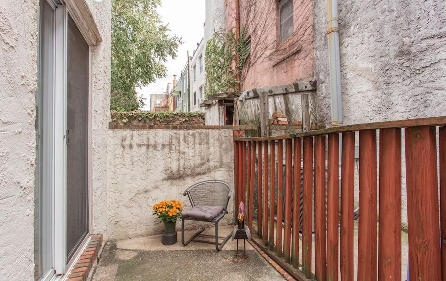 rear patio