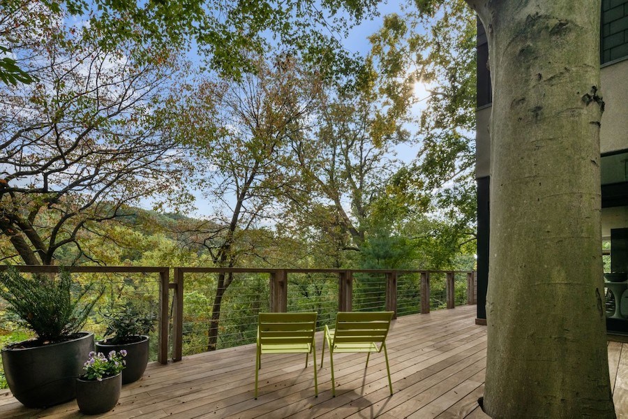 view from deck