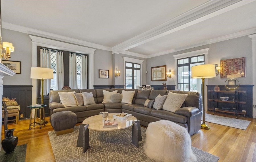 house for sale roxborough tudor living room