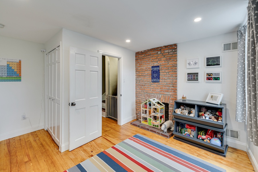 second-floor bedroom
