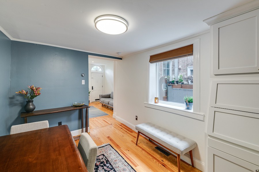 house for sale queen village renovated trinity dining room