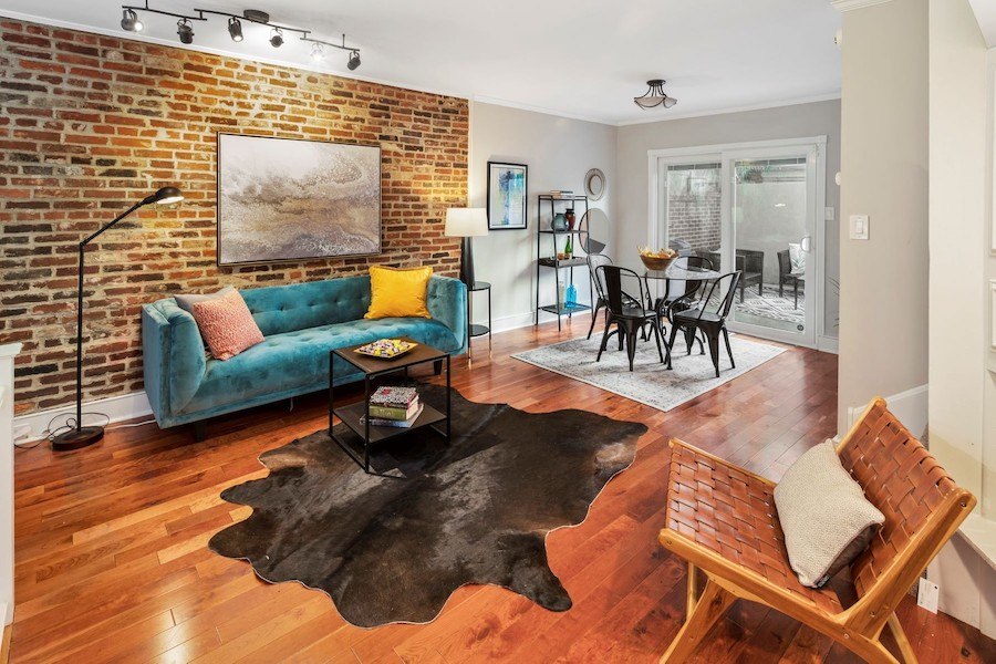 house for sale rittenhouse square remodeled trinity living-dining room